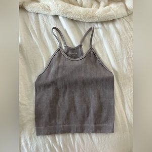 Xs or Small grey ribbed tank